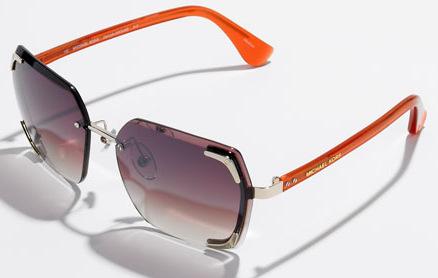 موضة النظارات Michael_kors_orange_rimless_sunglasses