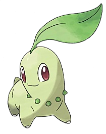 Prof.Elm Liga Jotoh Pokemon_152Chikorita