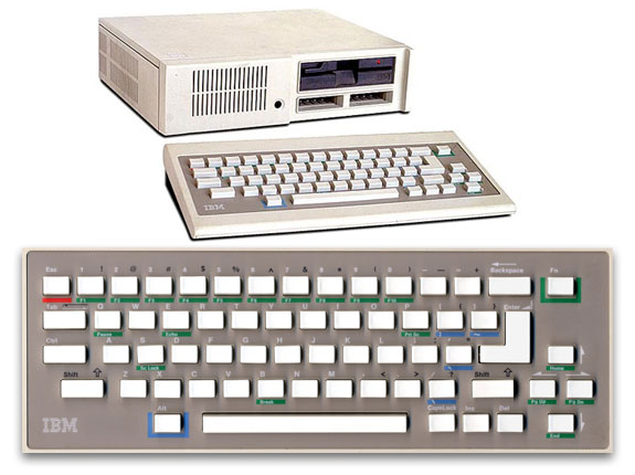 Lista y fotografias de consolas por año 1972 a 1998 IBM_PCjr_system