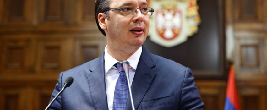 Vučić :  Jedino trenutno rešenje za Kosovo i Metohiju, koje bi preseklo Gordijev čvor, bilo bi da Vlada Srbije prizna nezavisnost Kosova. Aleksandar-Vucic-Skupstina-Srbije-Foto-Marko-Todorovic-3-850x350