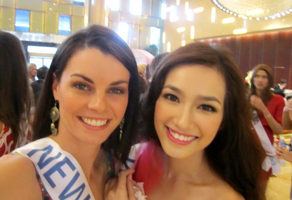 Tổng hợp hoạt động của Trúc Diễm tại Miss International 2011 VoiNewZeland