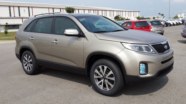 Bán Xe Kia New Sorento 2014 Màu Vàng Cát Tinmoi_KIA