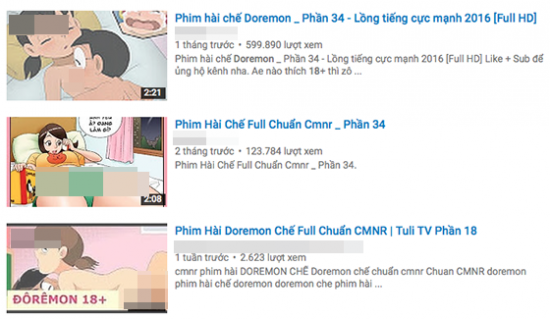 youtube - Doremon 18+ với cảnh dung tục và bạo lực ngập tràn Youtube Việt Doremon-tren-youtube-1-bb-baaabW4NAu