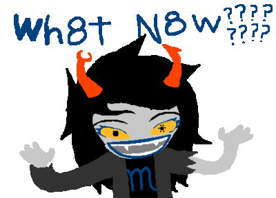 HEY THERE would you like to talk about HOMESTUCK? Tumblr_lk4si7LGvv1qe5ain