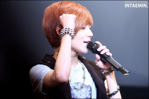 Taemin @ Japan LIVEDAM VMAJ Charity event in Fukuoka 110615 → Tumblr_lmzlob15PH1qcl8qx