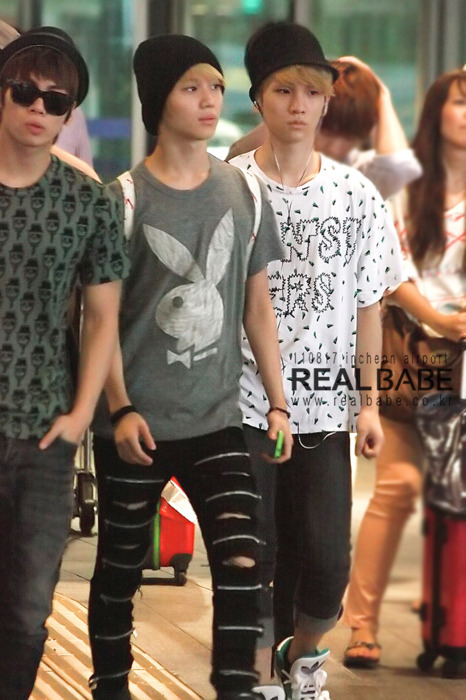 SHINee @ Incheon airport back from Thailand [110817] Tumblr_lq5jm7xpZ11qcl8qx