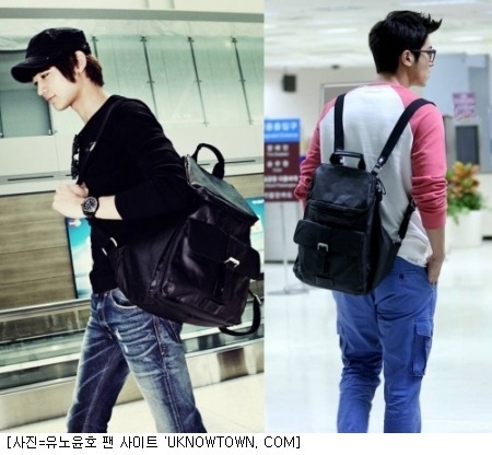 110906 | Yunho VS Minho, avec des sacs identiques, mais un style complétement différent Tumblr_lr4blmSO6G1qd0fz8