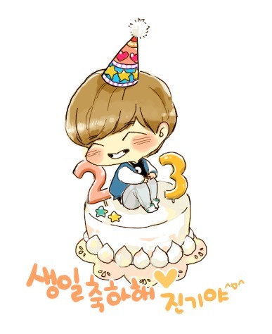 [Fan-art] Happy Birthday Onew ^▽^ Tumblr_lw5g1xaHwb1qcl8qx