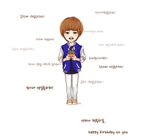 [Fan-art] Happy Birthday Onew ^▽^ Tumblr_lw5g2gQqfH1qcl8qx