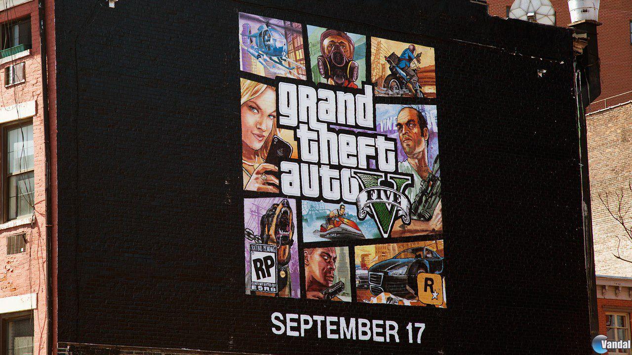 Completado El Mural Con La Portada De Grand Theft Auto V 20134983035_1