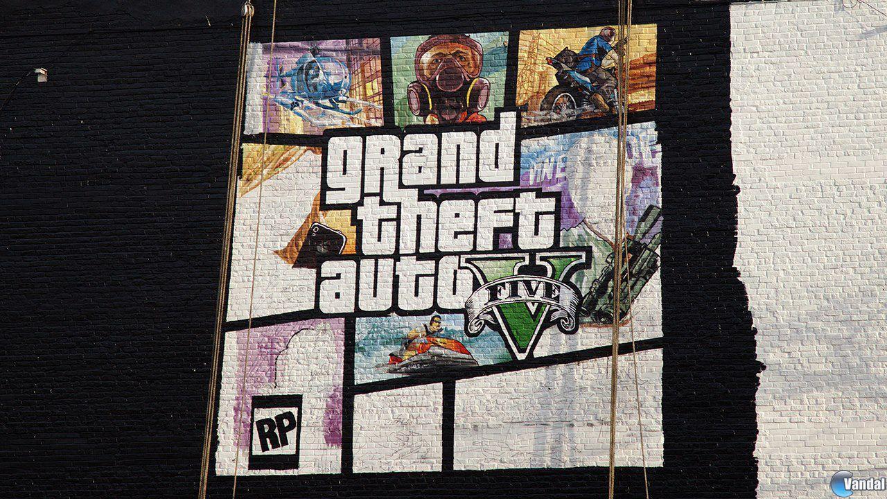 Completado El Mural Con La Portada De Grand Theft Auto V 20134983035_2