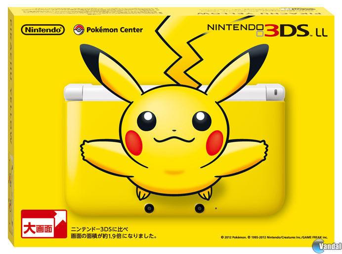 Una Nintendo 3DS XL de Pikachu llega en septiembre a Japón 201281764159_2