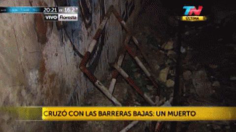 Una formación del Sarmiento chocó a un auto que cruzó con las barreras bajas: un muerto 0011543346