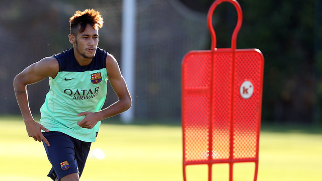 Neymar se estrena en una convocatoria 2013-07-29_ENTRENO_TARDE_43.v1375125049