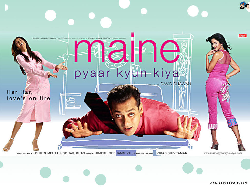 MAINE PYAR KYUN KIYA (2.005) con SALMAN KHAN + Vídeos Musicales + Sub. Español Mai5s