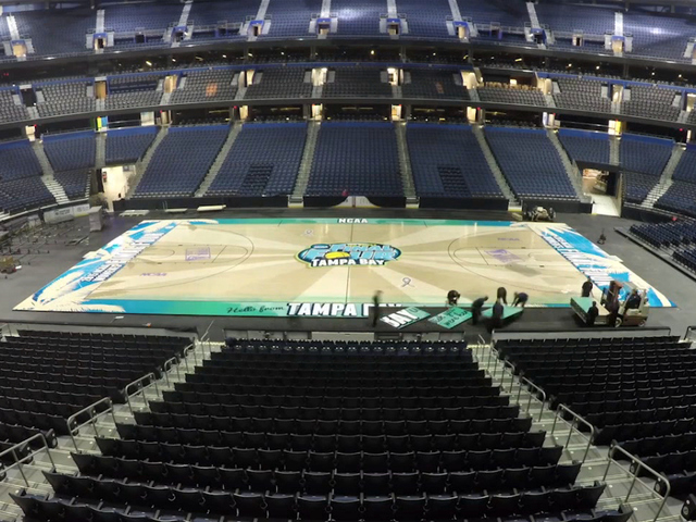 2015 NCAA FINAL FOUR SCHEDULE Womens%20Final%20Four%20floor%20installed%20at%20Amalie%20Arena_1427982968646_16026617_ver1.0_640_480