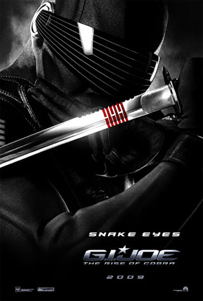 G.I. Joe: Rise of Cobra (2009) GIJoe-BW-poster-Snake-med-sized