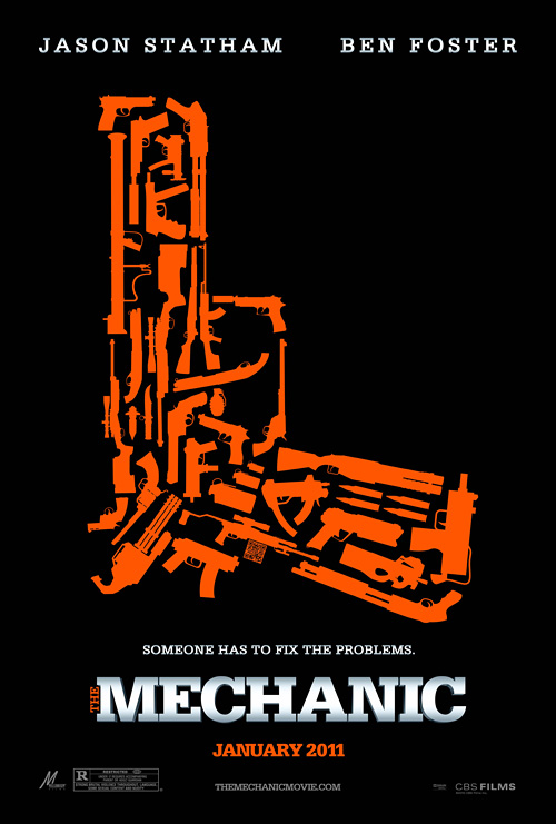 Jason Statham Mechanic-gunorangetposter-fullsize