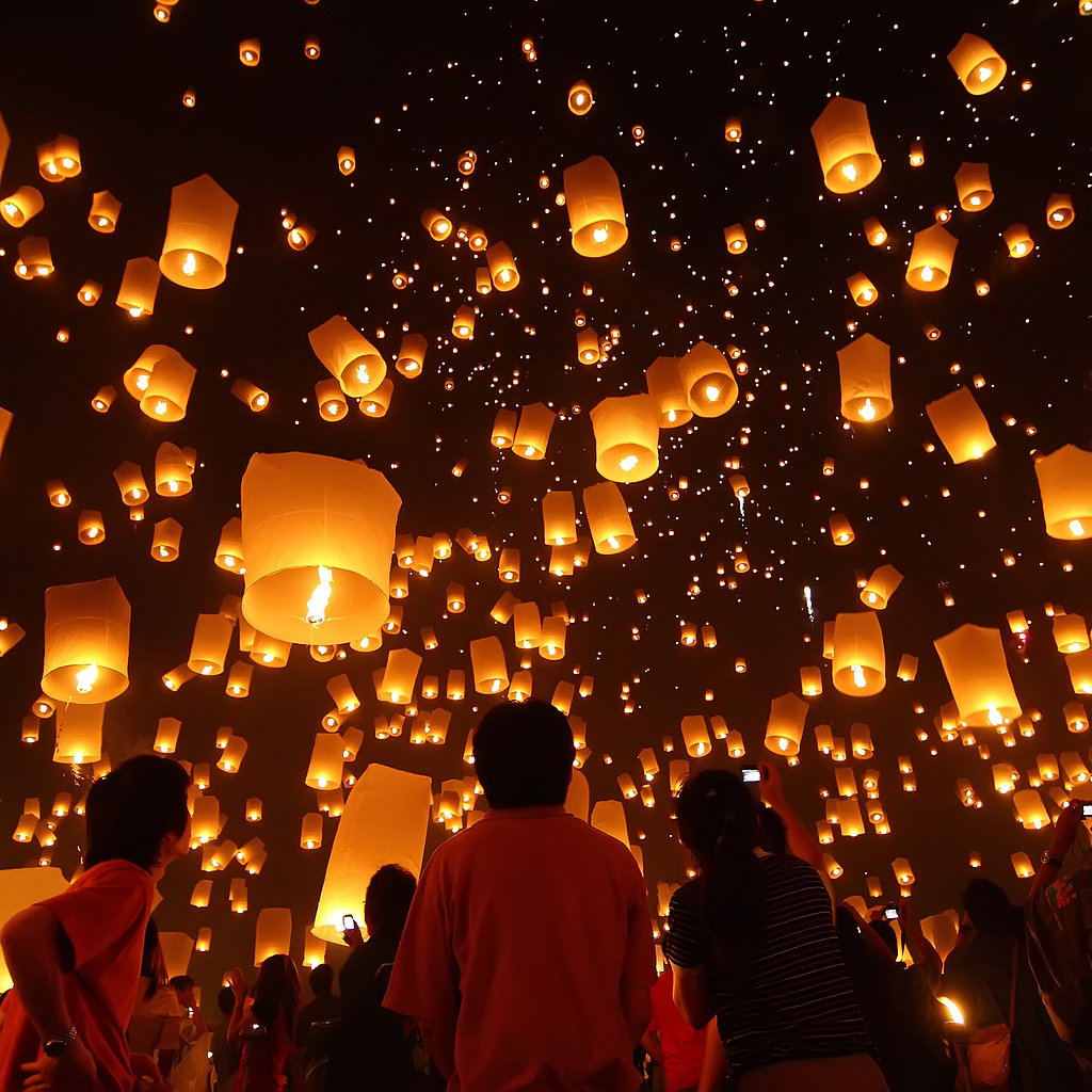 83 địa điểm rất đẹp trên thế giới Floating-Lantern-Festival-Thailand