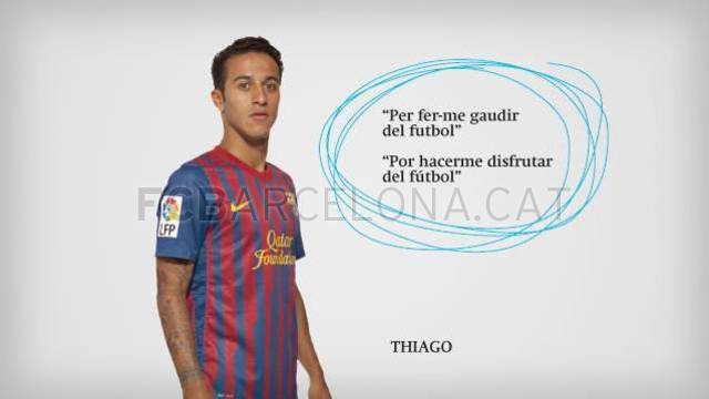 [ صــور ] "روسيل" ونجوم البارسا : " شكراً لك يا غوارديولا .. ولن ننسى مافعلته قط"  Thiago-Guardiola-Frases-Jug-Optimized.v1339494289