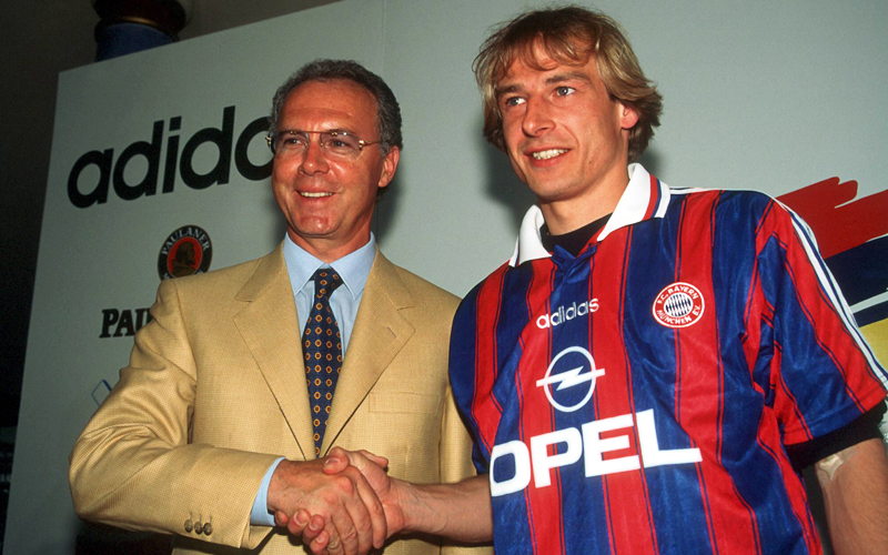 Jürgen Klinsmann Beckenbauer1995-1406636863