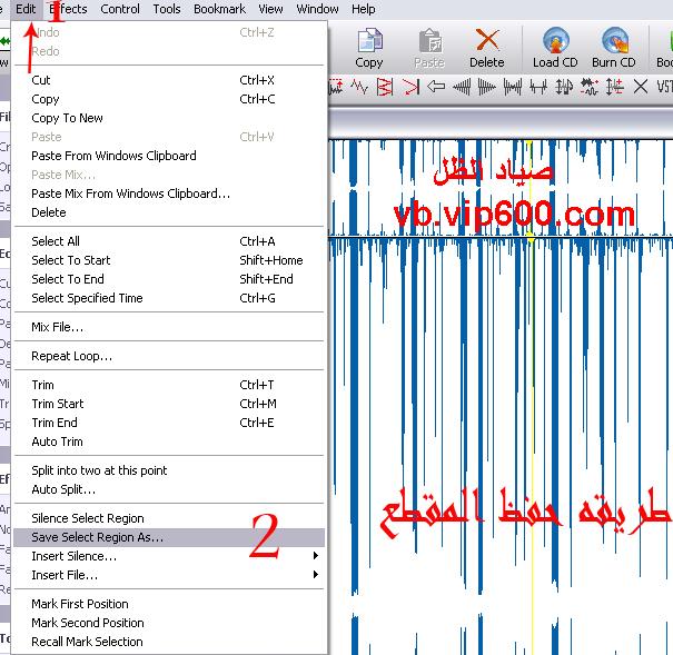 برنامج لتقطيع و تسريع الصوتيات … مع الشرح بالصور WavePad10