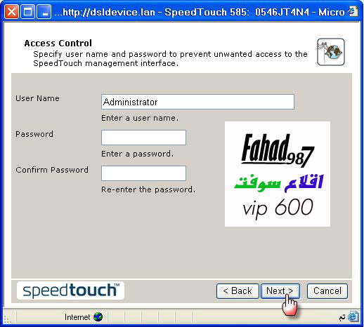    dsl Speedtouch6ou3