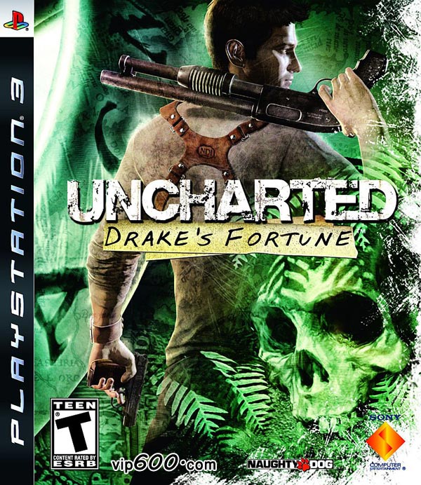 افضل العاب البلاي ستيشن 3 لعام 2007 Uncharted_box-artb