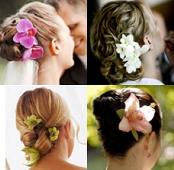 Romantic Bridal Hairstyles Wedding-hairstyle-with-flowers