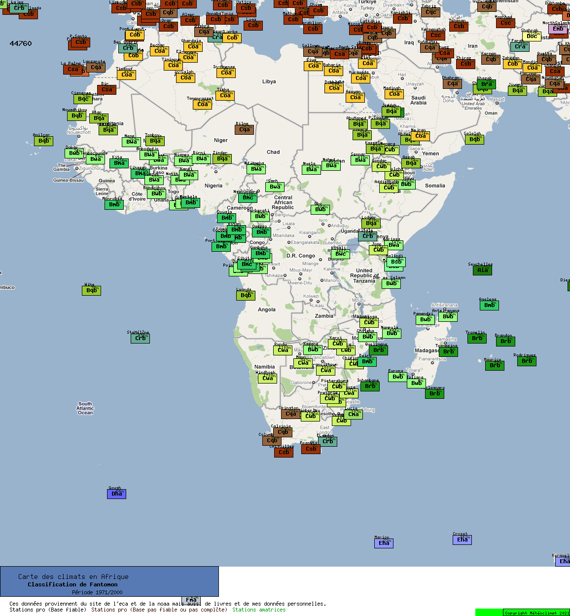 Climatologie de l'Afrique de l'Ouest Classification-3-c2-1971-2000-0-0--1