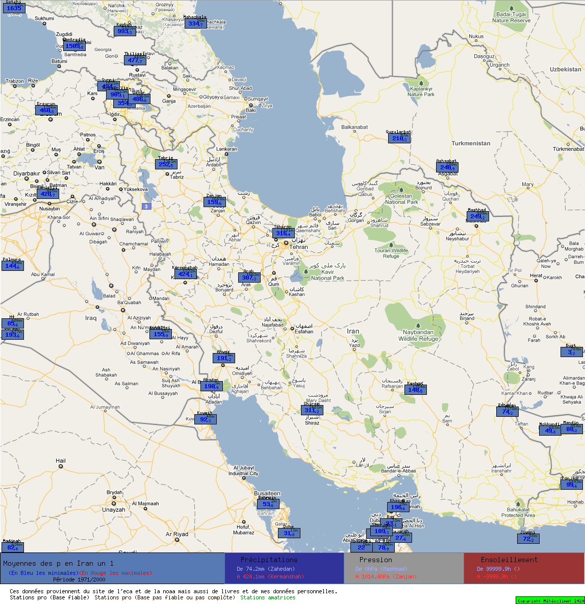 Climat de l'Iran Moypanneep109-1-1971-2000-0-0--1