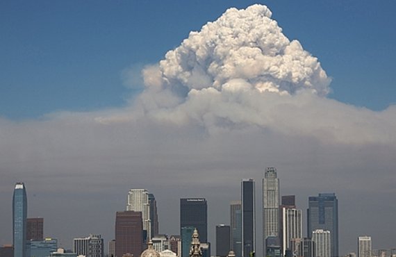 NUBES COLORES ESPECIALES  Pyrocumulus-los-angeles