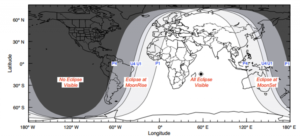 En el 2013 habrá 5 eclipses: 3 lunares y 2 solares.  Imagen11-1024x470