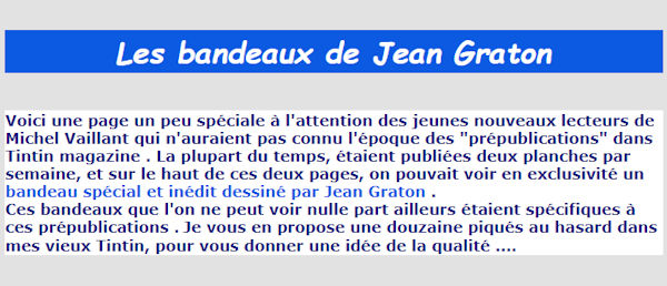 Les bandeaux de Jean Graton Bando1