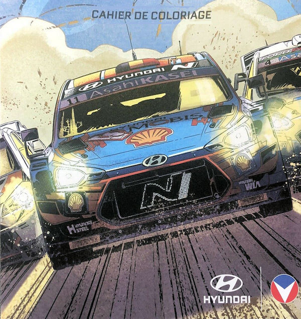 hyundai - Les carnets de coloriage Michel Vaillant Color08