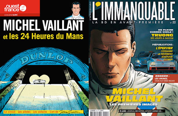 Michel Vaillant dans les divers magazines Couv42