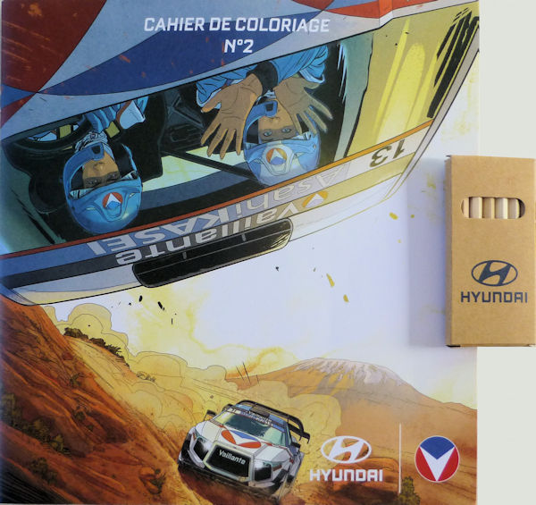 hyundai - Les carnets de coloriage Michel Vaillant Color2