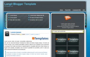 52 templates gratuitos para Blogger Langit-300x190