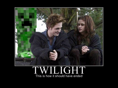 Voila comment certain personne aurer voulus que sa finisse. Twilight