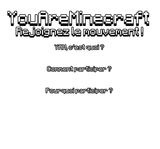 AreYouMinecraft? YOUAREMINECRAFT