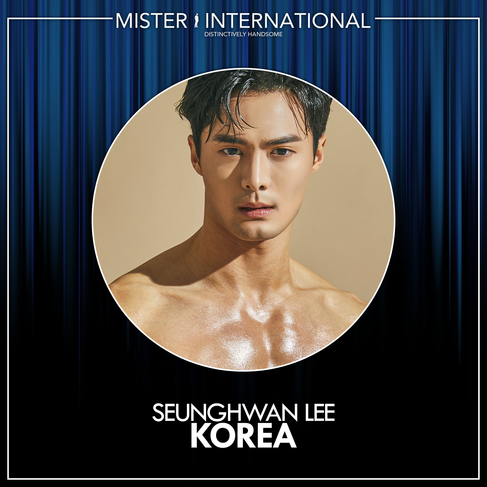 candidatos a 12th mr international 2018. final: 30 abril. sede: myanmar. - Página 2 Korea_Seunghwan-Lee