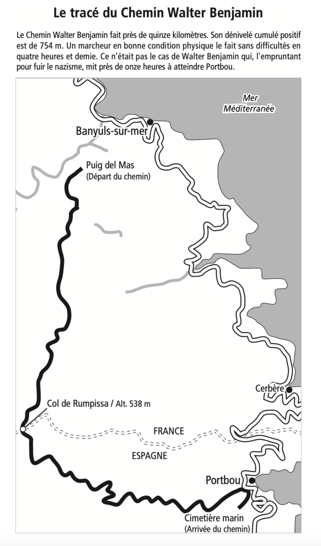 Walter Benjamin (et Antonio Machado) Carte-chemin