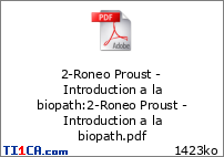 Ronéo 2 -Proust-Intro-biopath-05/01 Zjzjb6qg