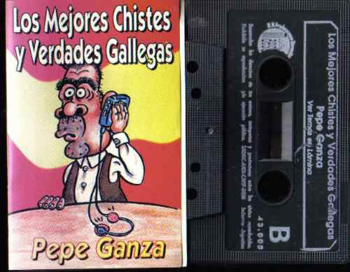 Cassettes de chistes Pepe-ganza-los-mejores-chistes-y-verdades-gallegas-cassette-6207-MLA81201069_3956-O