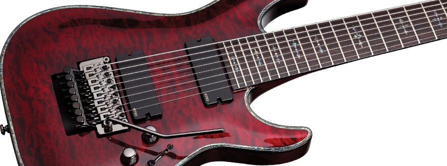 Guitarra mas económica de 7 u 8 cuerdas con puente flotante