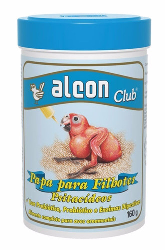 DOENTE - Periquito doente? O que fazer? 160g-alcon-club-papa-para-filhotes-psitacideos-256911-MLB20655488129_042016-O