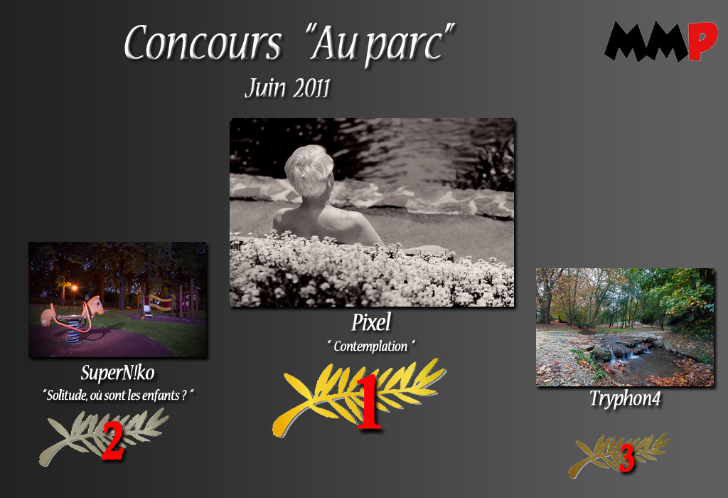 Résultats du concours MMP - "Au Parc" Podium_juin