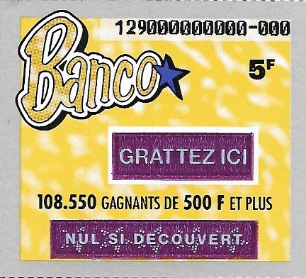 Banco en francs Emission 58 - particularité ou non émis ? 12900_a_originale