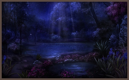 FE - ♕ SPIRIT BRINGERS: EMPYREAN REALM. (SAGA DE AMAGI) - Página 12 Lake_night