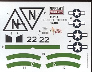 Boeing B-29A Academy 1/144 ... now Corée B29b